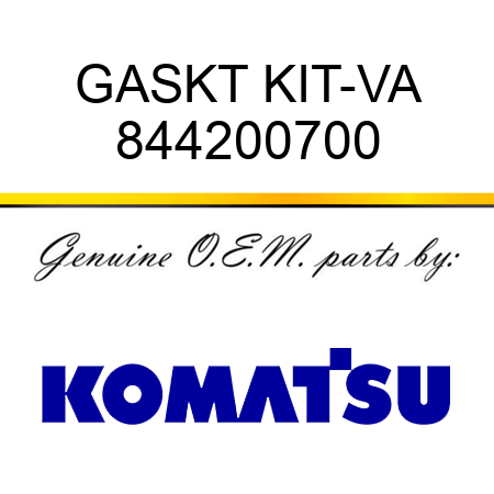 GASKT KIT-VA 844200700