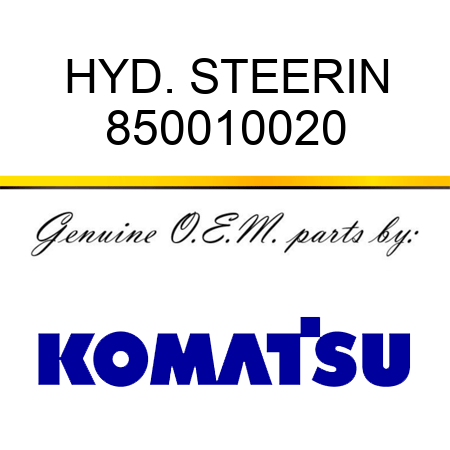 HYD. STEERIN 850010020