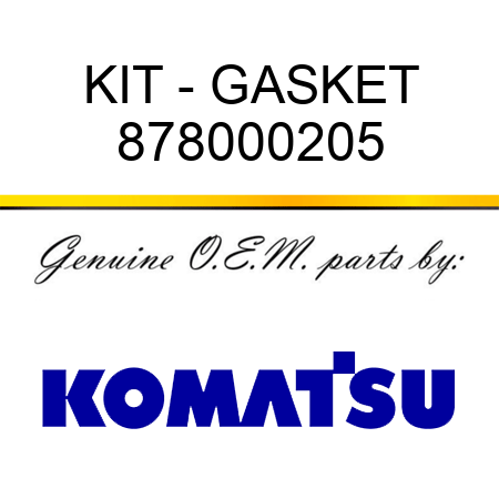KIT - GASKET 878000205