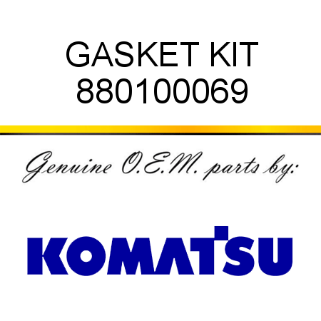 GASKET KIT 880100069