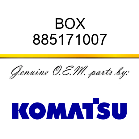 BOX 885171007