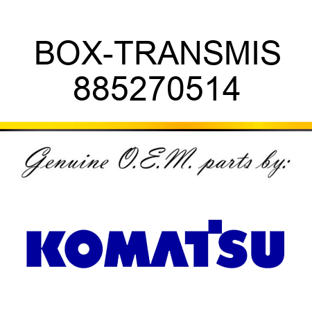 BOX-TRANSMIS 885270514