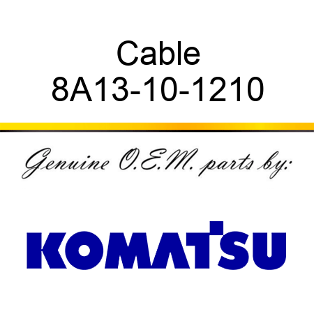 Cable 8A13-10-1210