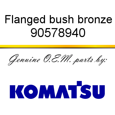 Flanged bush bronze 90578940