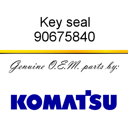 Key seal 90675840