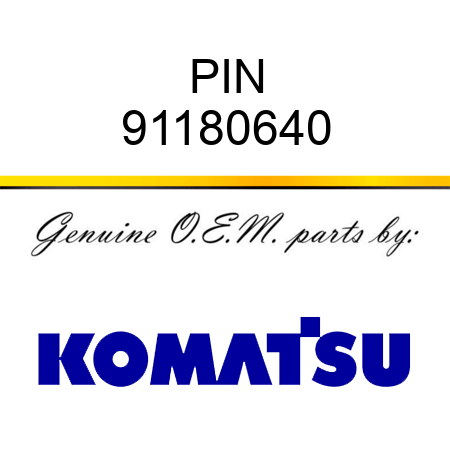 PIN 91180640