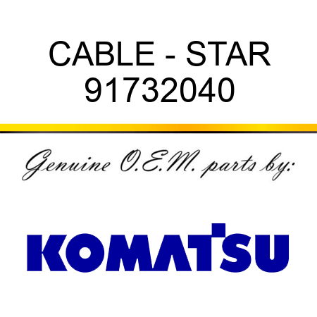 CABLE - STAR 91732040