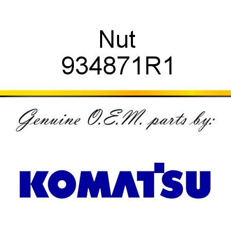 Nut 934871R1