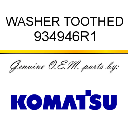 WASHER, TOOTHED 934946R1
