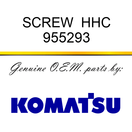 SCREW  HHC 955293