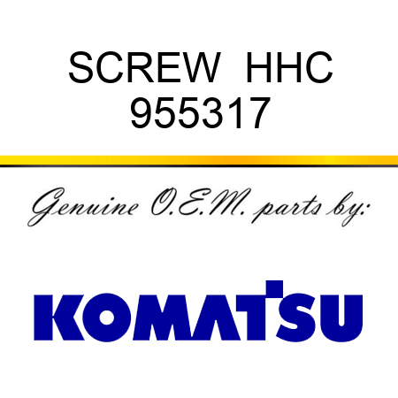 SCREW  HHC 955317