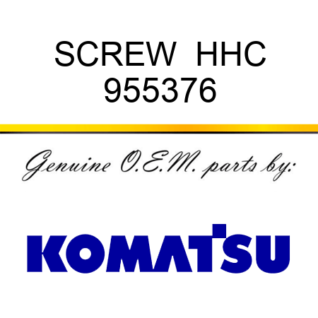 SCREW  HHC 955376