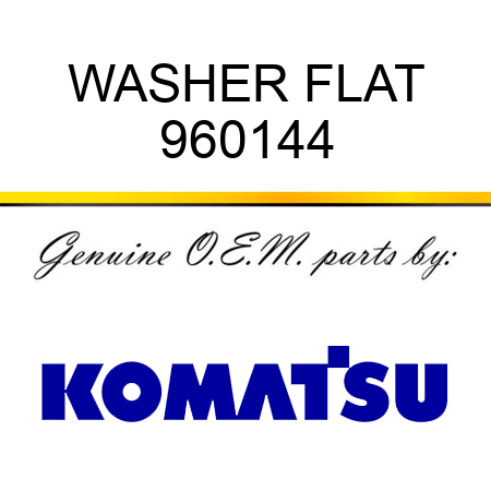WASHER FLAT 960144