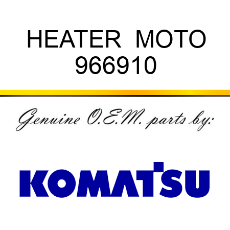 HEATER  MOTO 966910