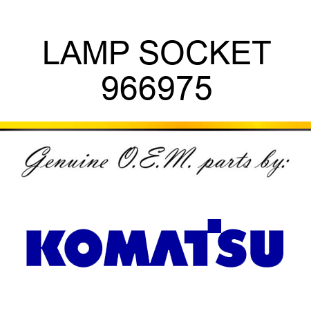 LAMP SOCKET 966975
