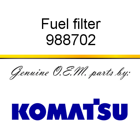 Fuel filter 988702