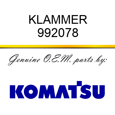 KLAMMER 992078