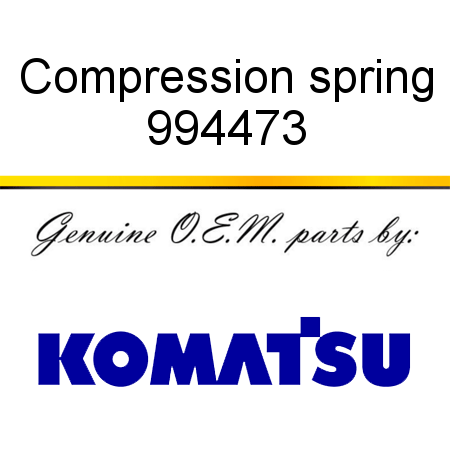 Compression spring 994473