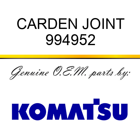 CARDEN JOINT 994952