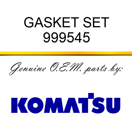 GASKET SET 999545