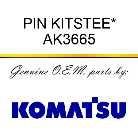 PIN KIT,STEE* AK3665