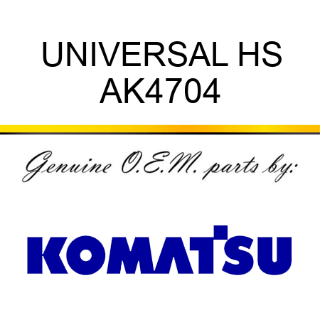 UNIVERSAL HS AK4704