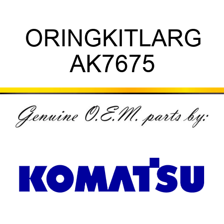 ORINGKITLARG AK7675