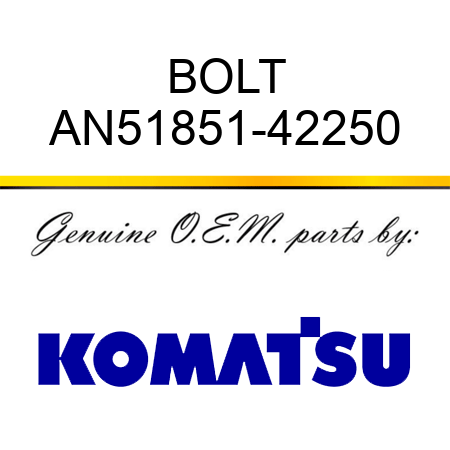 BOLT AN51851-42250