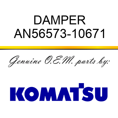 DAMPER AN56573-10671