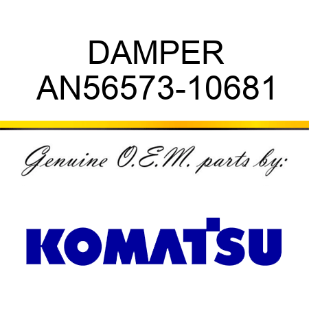 DAMPER AN56573-10681