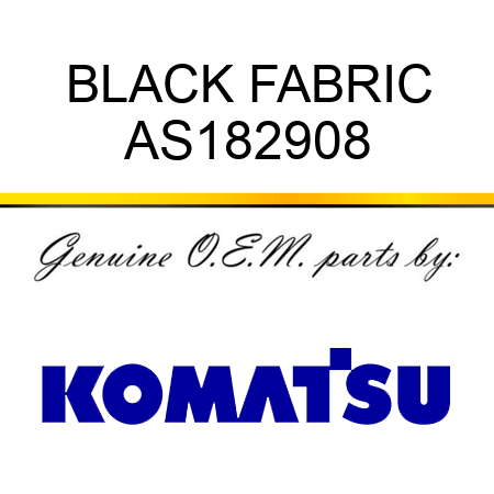 BLACK FABRIC AS182908