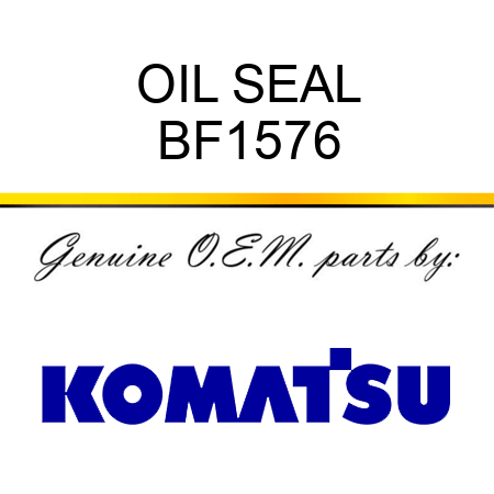 OIL SEAL BF1576