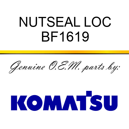 NUT,SEAL LOC BF1619