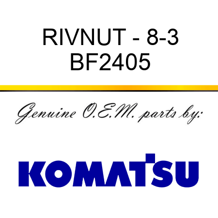 RIVNUT - 8-3 BF2405