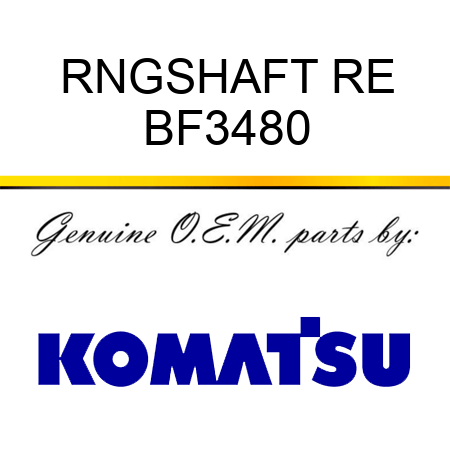 RNG,SHAFT RE BF3480