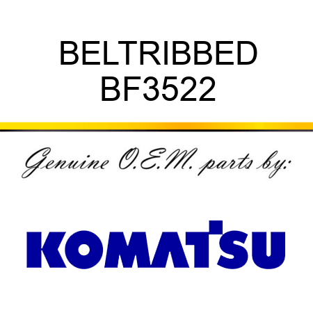 BELT,RIBBED BF3522