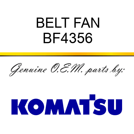BELT, FAN BF4356