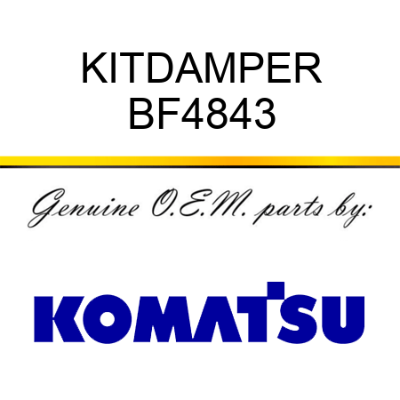 KIT,DAMPER BF4843