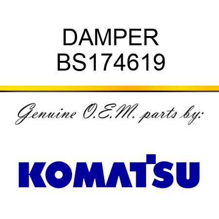 DAMPER BS174619