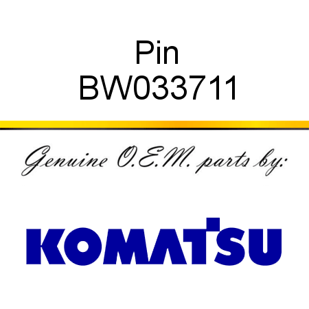 Pin BW033711