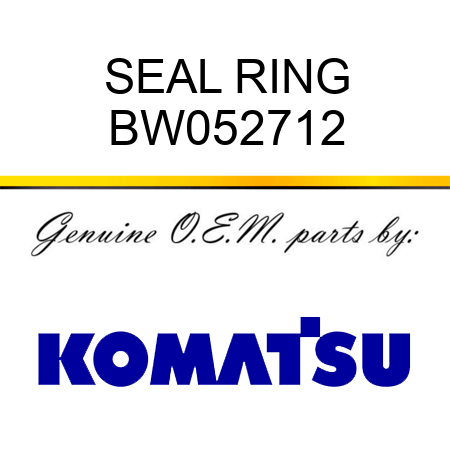 SEAL RING BW052712