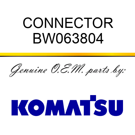 CONNECTOR BW063804