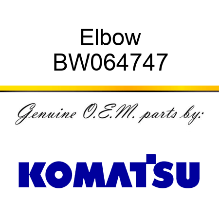 Elbow BW064747