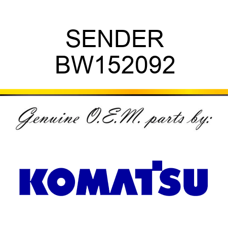 SENDER BW152092