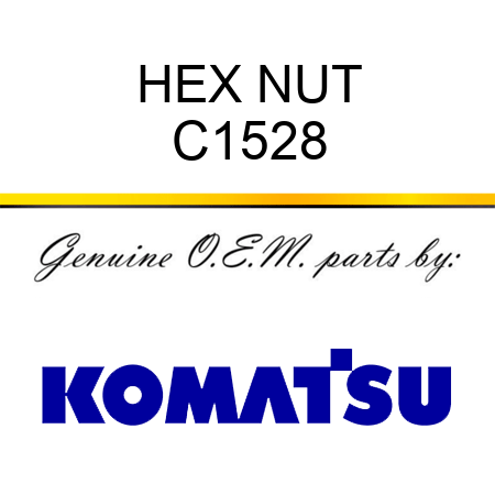 HEX NUT C1528