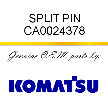SPLIT PIN CA0024378