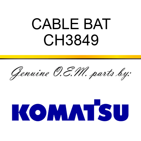 CABLE BAT CH3849