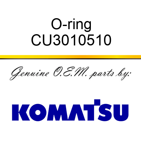 O-ring CU3010510