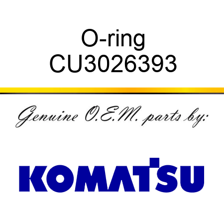 O-ring CU3026393