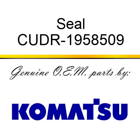 Seal CUDR-1958509